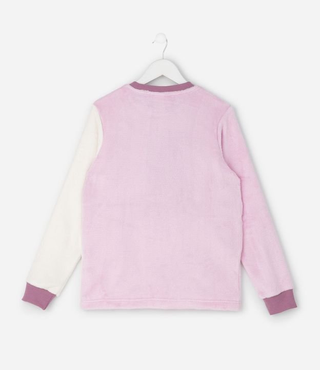 Pijama Infantil Largo con Hello Kitty en Relieve – Talle 5 a 14 años 3