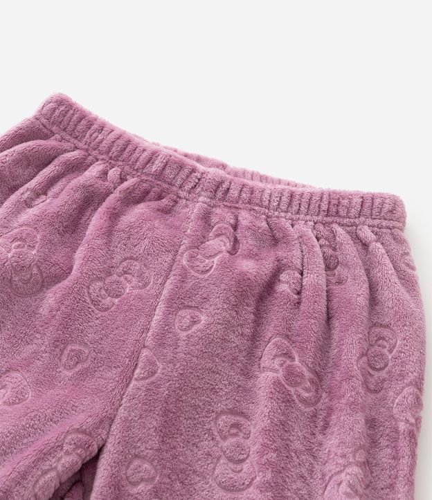 Pijama Infantil Largo con Hello Kitty en Relieve – Talle 5 a 14 años 6