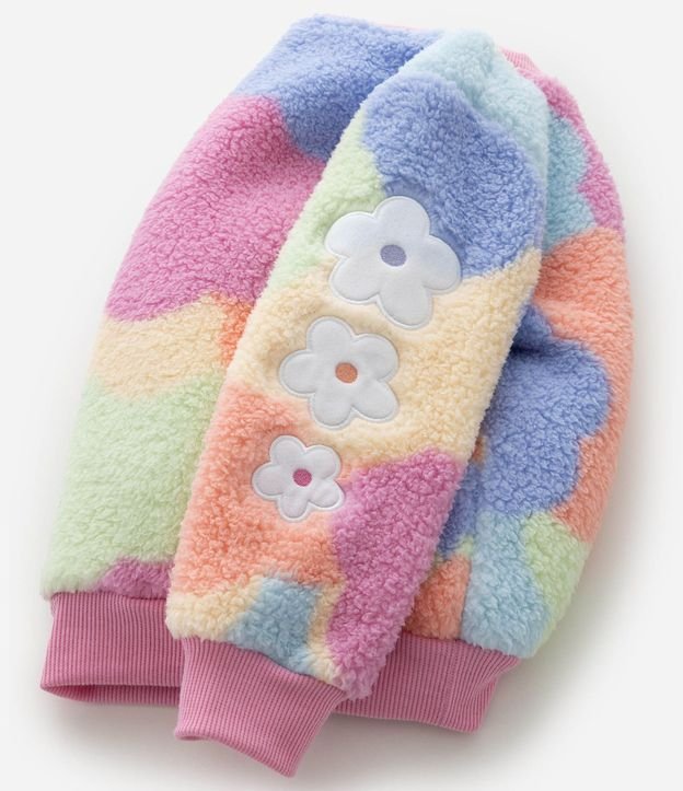 Pijama Infantil en Sherpa con Buzo y Pantalón Estampado – Talle 1 a 6 años 11