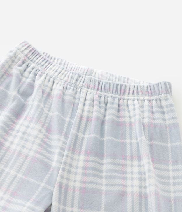 Pijama Infantil Canelado College con Pantalón de Cuadros – Talle 7 a 16 años 6
