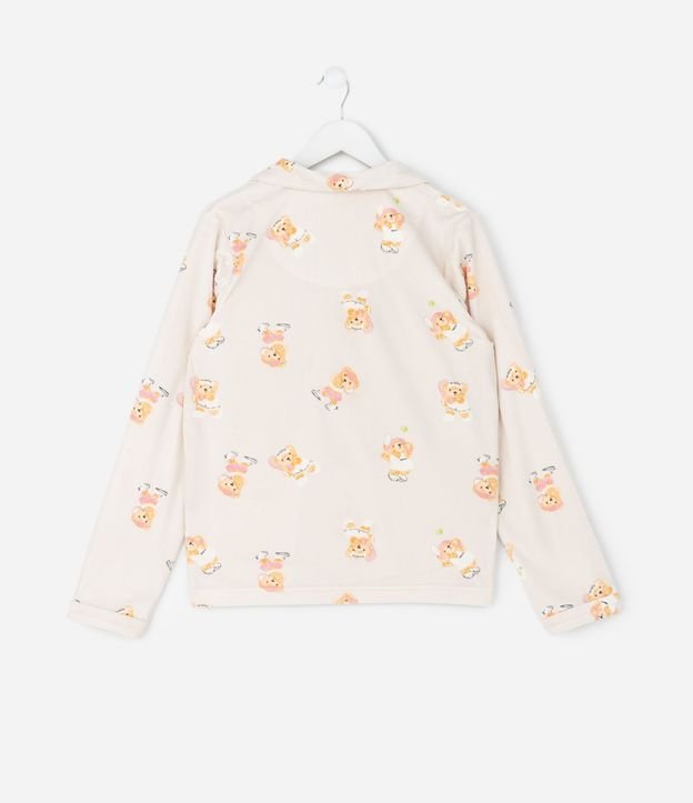 Pijama Infantil Blusa y Pantalón con Estampa de Oso  – Talle 4 a 16 años 4