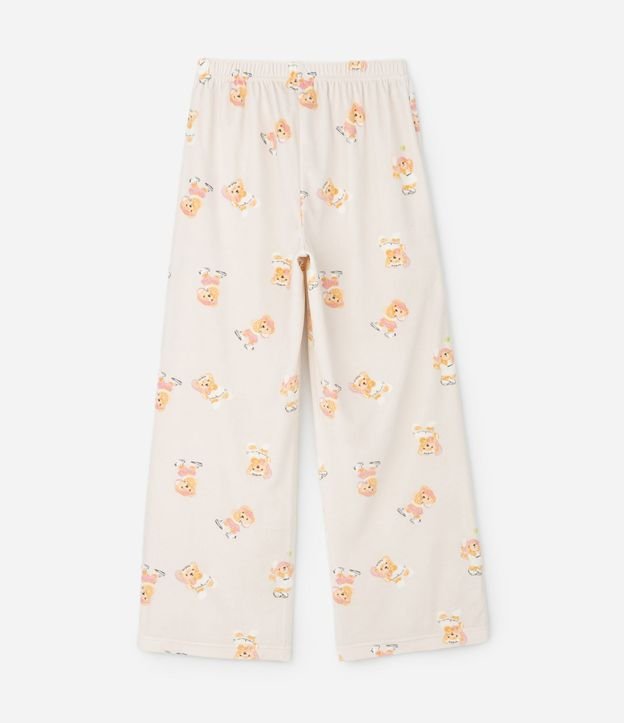 Pijama Infantil Blusa y Pantalón con Estampa de Oso  – Talle 4 a 16 años 6