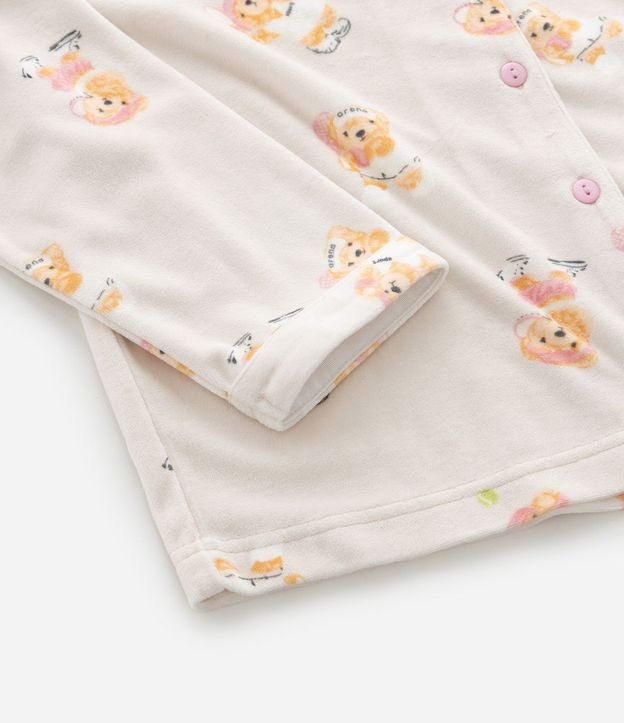 Pijama Infantil Blusa y Pantalón con Estampa de Oso  – Talle 4 a 16 años 8