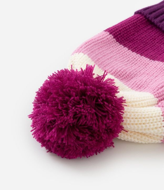 Gorro Infantil en Punto con Efecto Degradé – Talle U 2