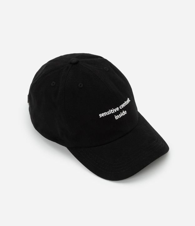Gorra Aba Curva en Sarga con Bordado Sensitive Content 2