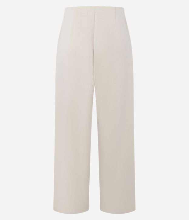 Pantalón Recto en Modal con Cintura Alta 7