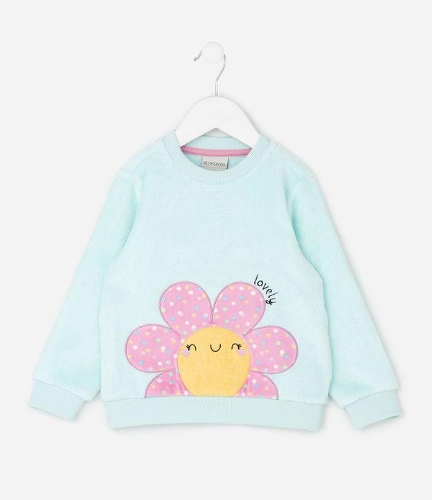 Pijama Infantil Largo con Estampado Floral – Talle 2 a 4 años 2