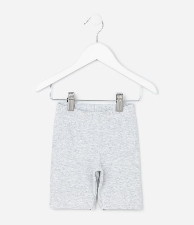 Bermuda Ciclista Infantil en Cotton Melange - Talle 1 a 6 años