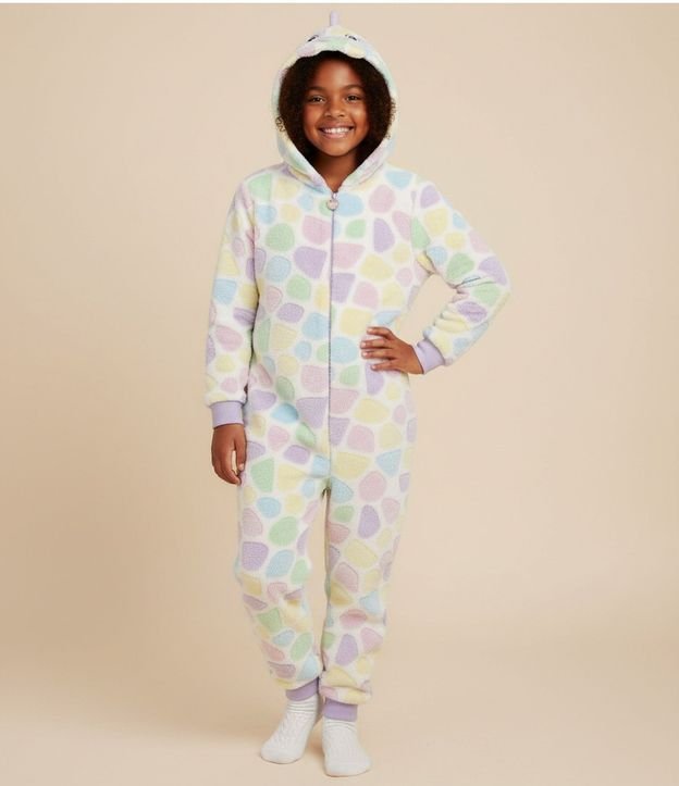 Pijama Infantil Jumper con Estampa de Dinosaurio – Talle 2 a 14 años