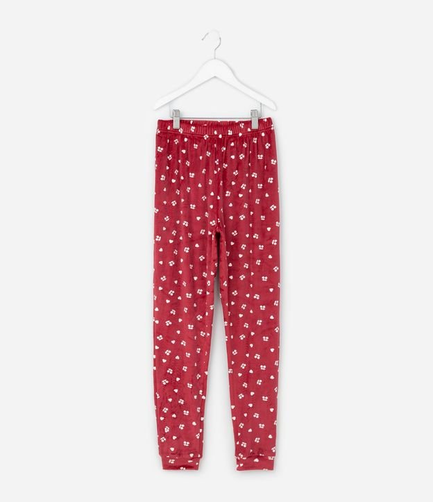 Pijama Infantil de fleece con Estampa y Bordado – Talle 8 a 16 años 8