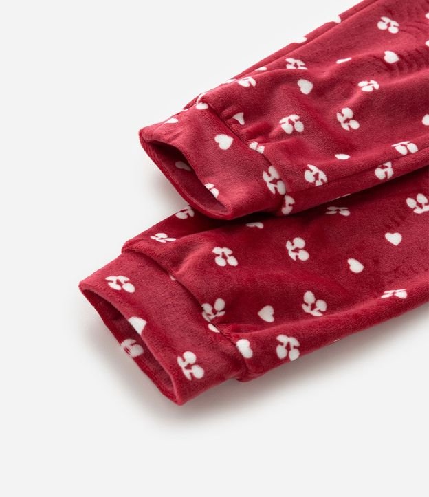 Pijama Infantil de fleece con Estampa y Bordado – Talle 8 a 16 años 11