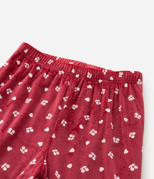Pijama Infantil de fleece con Estampa y Bordado – Talle 8 a 16 años 12