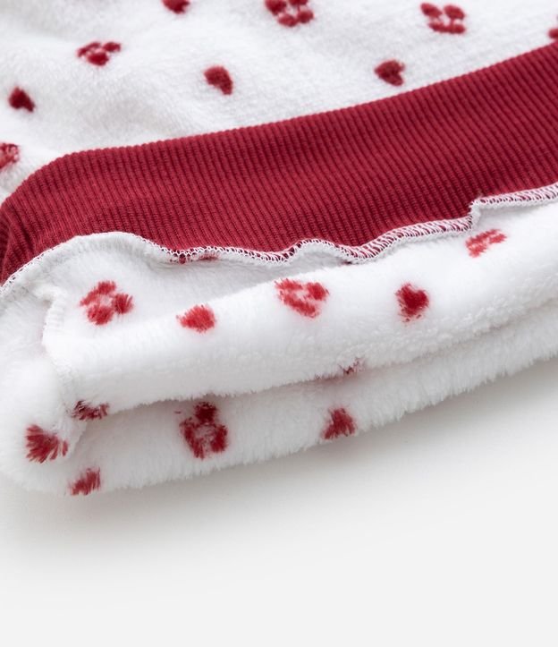 Pijama Infantil de fleece con Estampa y Bordado – Talle 8 a 16 años 5