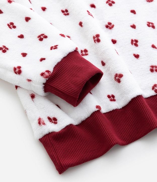Pijama Infantil de fleece con Estampa y Bordado – Talle 8 a 16 años 6