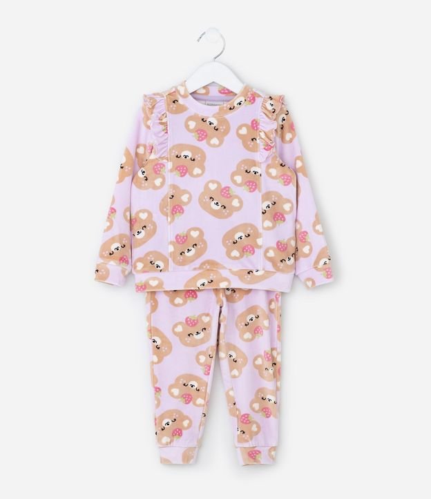 Pijama Infantil Largo con Estampa de Ositos – Talle 2 a 4 años 2