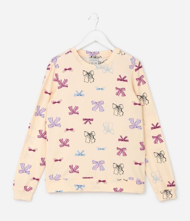 Pijama Infantil Manga Larga con Estampa de Ícones – Talle 2 a 14 años 3