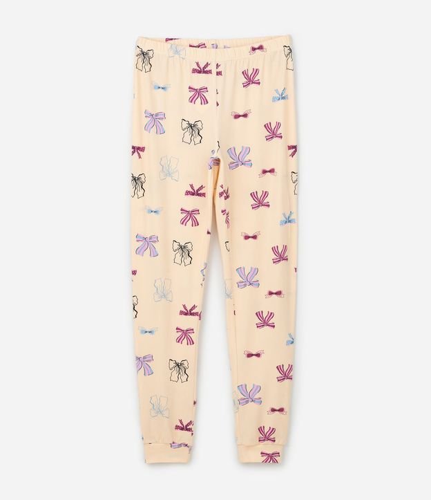 Pijama Infantil Manga Larga con Estampa de Ícones – Talle 2 a 14 años 5