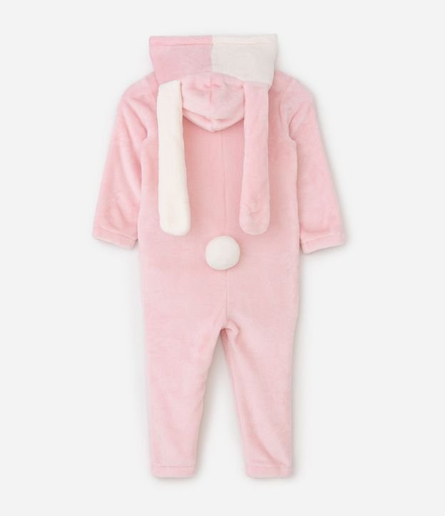 Pijama Jumper Infantil Conejito con Orejas en la Capucha – Talle 2 a 8 años 3