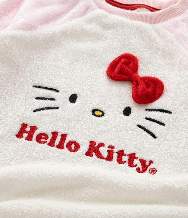 Pijama Infantil Fleece Hello Kitty - Talle 5 a 16 años 11
