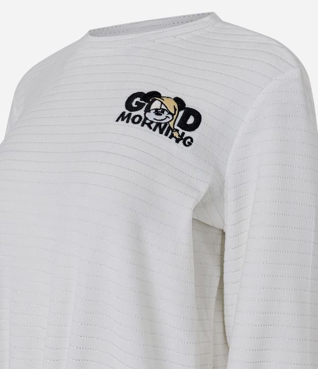 Pijama Larga con Estampa Rayada Mickey 2