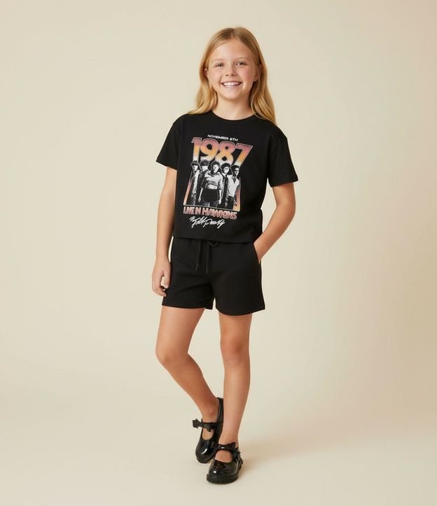 Remera Infantil Relaxed con Estampa Stranger Things - Talle 7 a 14 años