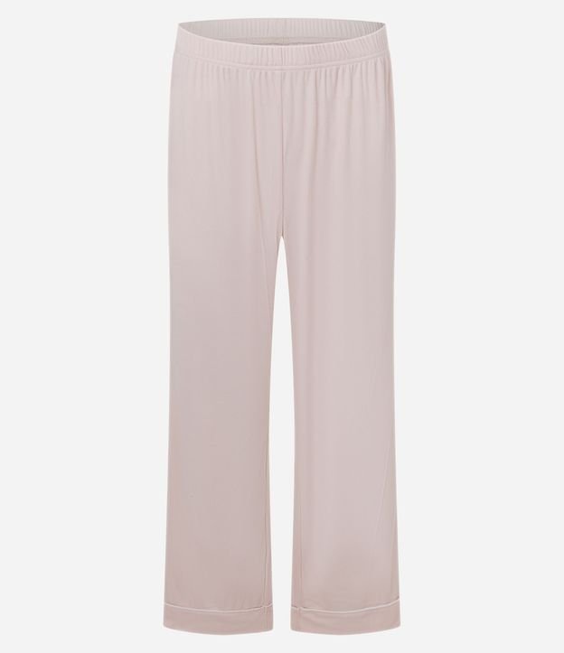 Pijama Americano Largo en Peach Touch con Bordado 8