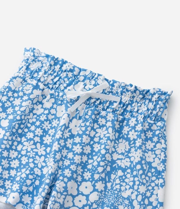 Short Infantil Clochard con Estampado Floral - Talle 1 a 6 años 5
