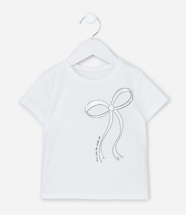 Remera Infantil con Estampa de Lazo  - Talle 1 a 6 años