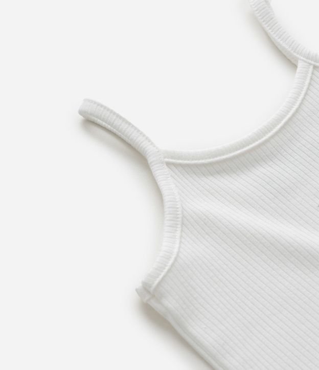 Musculosa Infantil en Rib con Estrella de Purpurina - Talle 1 a 6 años 4