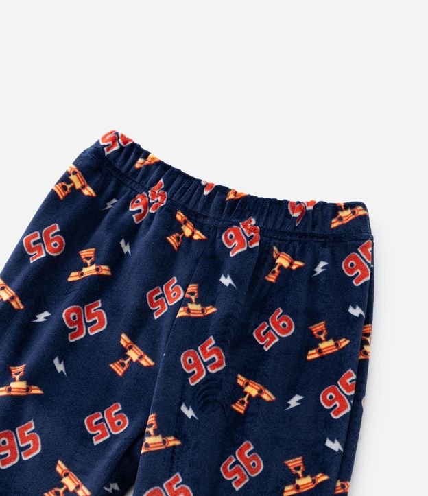 Pijama Infantil Larga de Fleece Rayo McQueen– Talle 2 a 8 años 9