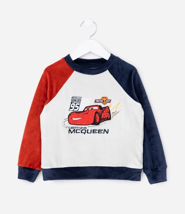 Pijama Infantil Larga de Fleece Rayo McQueen– Talle 2 a 8 años 3