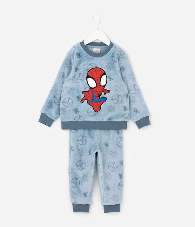 Pijama Infantil Largo con Bordado Spidey – Talle 2 a 6 años 1