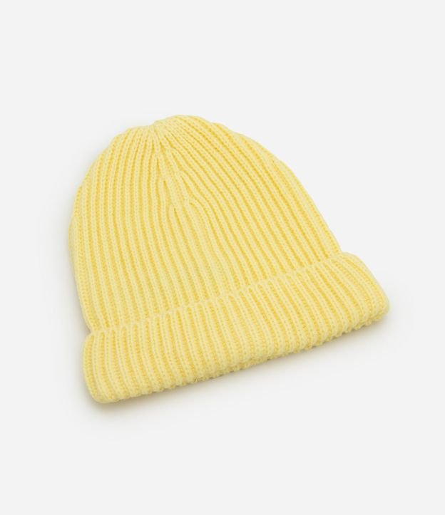 Gorro Infantil en Punto con Ruedo Plegado – Talle U 2