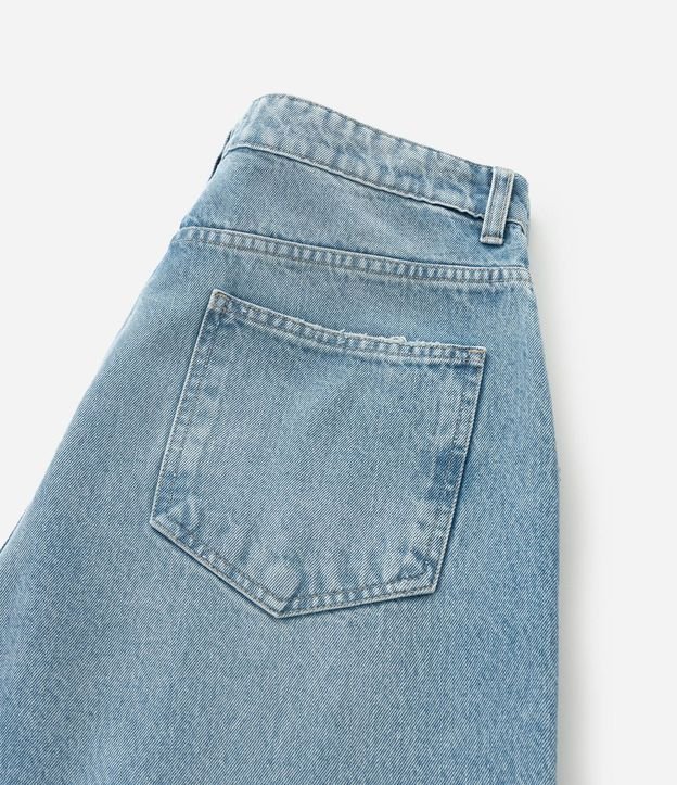 Pantalón Skater en Jeans con Recorte y Cordón 7