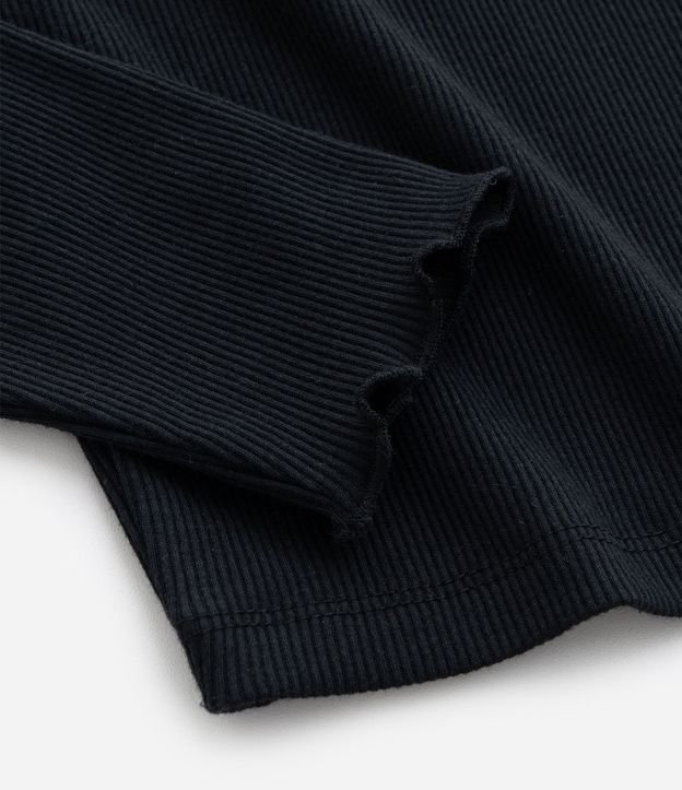 Remera Infantil Rib con Volado de Broderie – Talle 5 A 14 años 6
