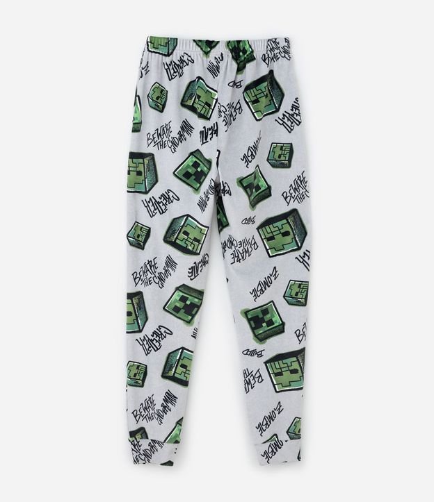 Pijama Infantil en Plush con Estampa de Minecraft – Talle 5 a 14 años 6