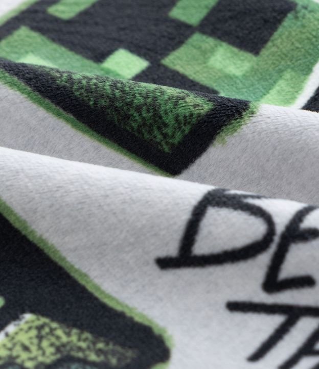Pijama Infantil en Plush con Estampa de Minecraft – Talle 5 a 14 años 8