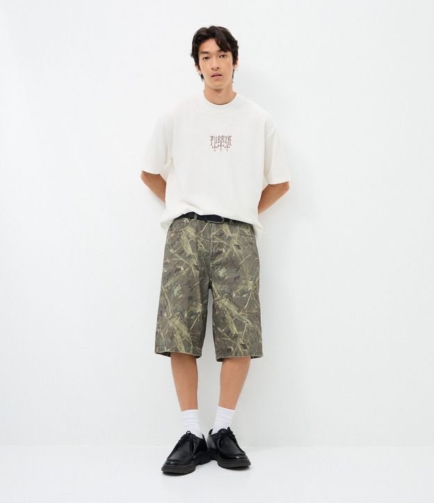 Bermuda Baggy en Sarga Camuflada