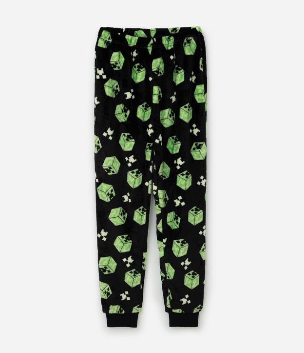 Pijama Infantil Blusa y Pantalón con Estampa de Minecraft – Talle 5 a 14 años 4