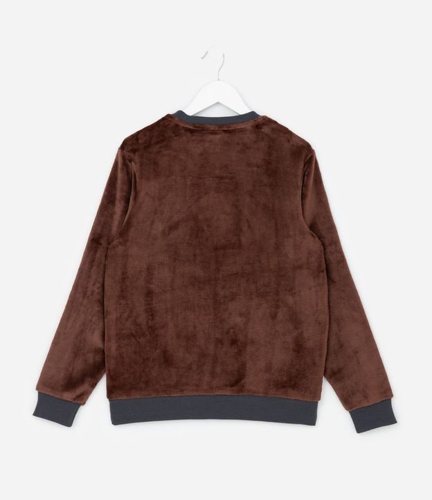Pijama Infantil Larga con Bordado de Carpincho – Talle 7 a 16 años 3