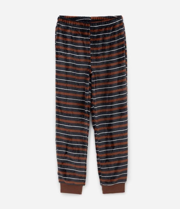 Pijama Infantil Larga con Bordado de Carpincho – Talle 7 a 16 años 4