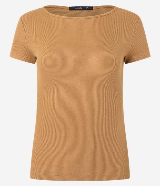 Blusa Acanalada en Rib con Cuello Polo 5