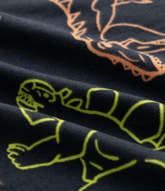 Pijama Infantil Largo con Estampa de Dinosaurios – Talle 4 a 14 años 7