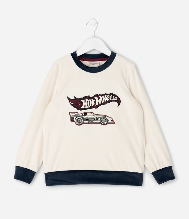 Pijama Infantil Largo con Estampado Hot Wheels – Talle 3 a 10 años 3
