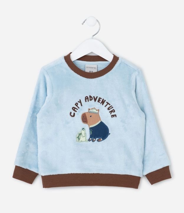 Pijama Infantil Largo con Estampa de Carpincho – Talle 2 a 6 años 3