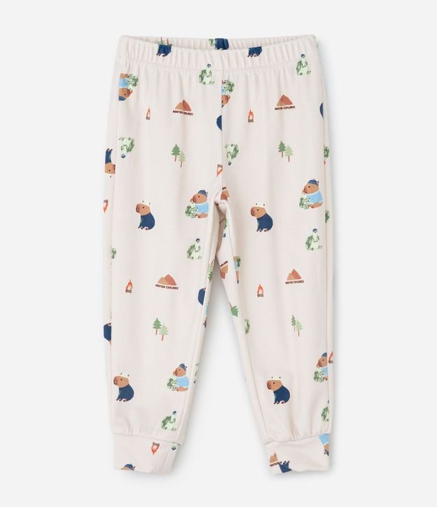 Pijama Infantil Largo con Estampa de Carpincho – Talle 2 a 6 años 6