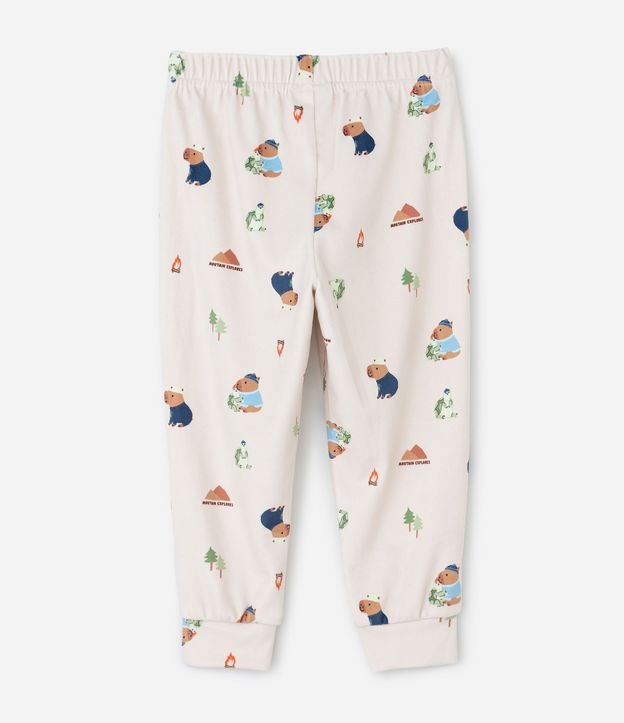 Pijama Infantil Largo con Estampa de Carpincho – Talle 2 a 6 años 7