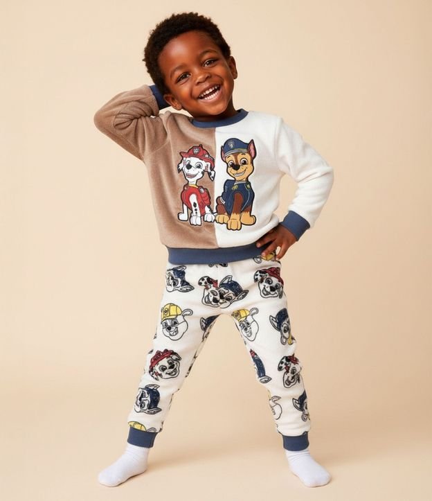 Pijama Infantil Largo con Estampa de Paw Patrol – Talle 2 a 6 años