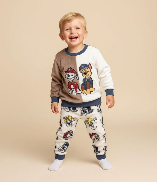 Pijama Infantil Largo con Estampa de Paw Patrol – Talle 2 a 6 años 2