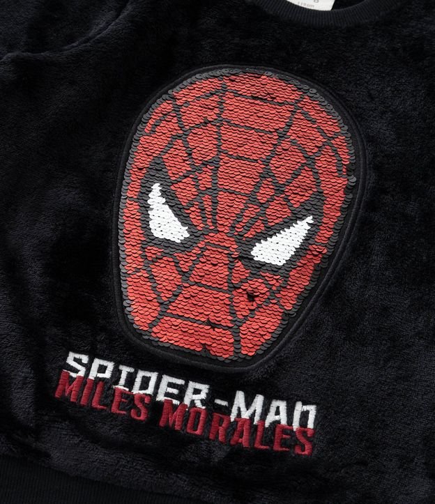 Pijama Infantil Estampado Hombre Araña y Lentejuelas Interactivas – Talle 3 a 10 años 11
